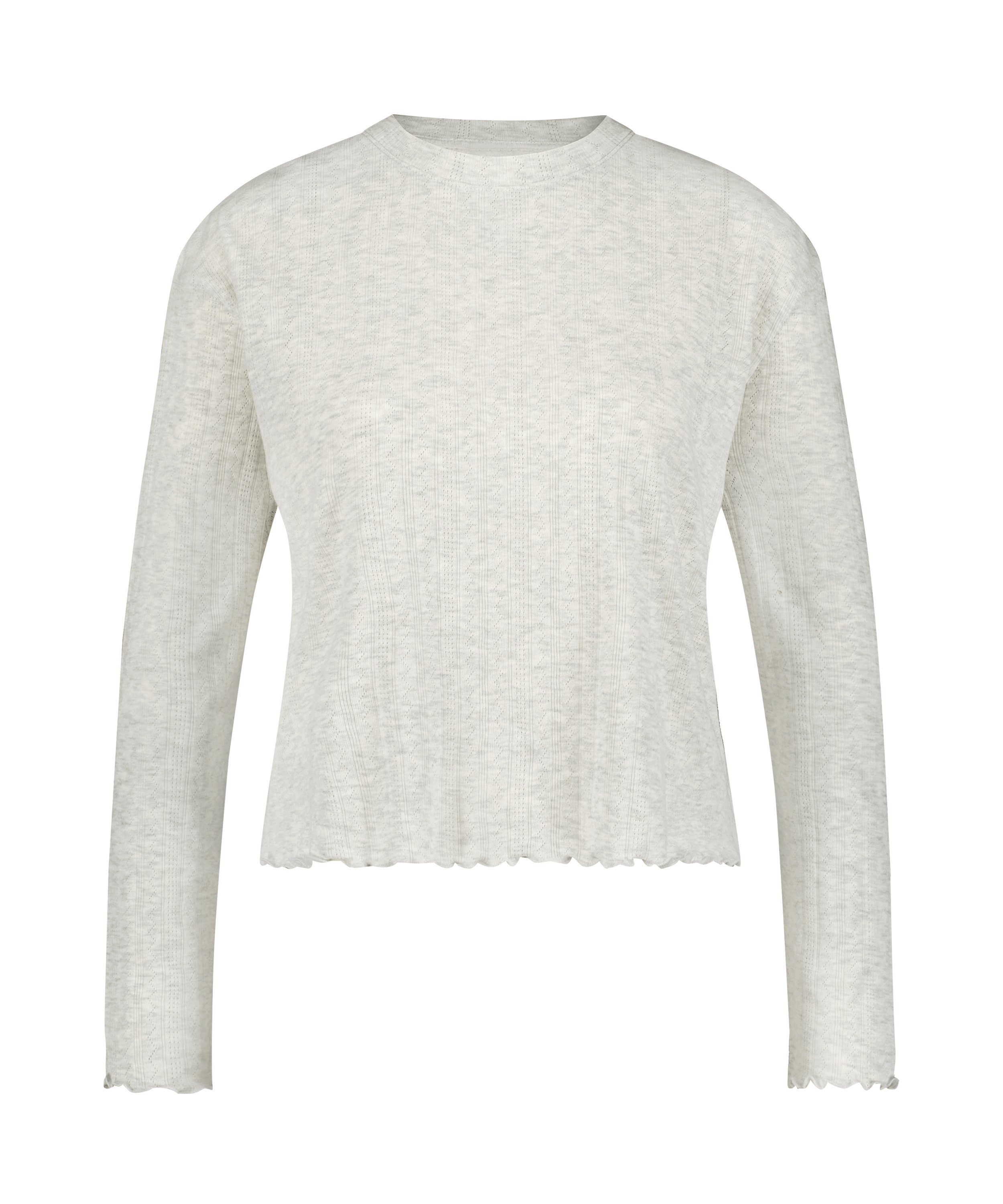 Pyjamatop Pointelle, Beige, main