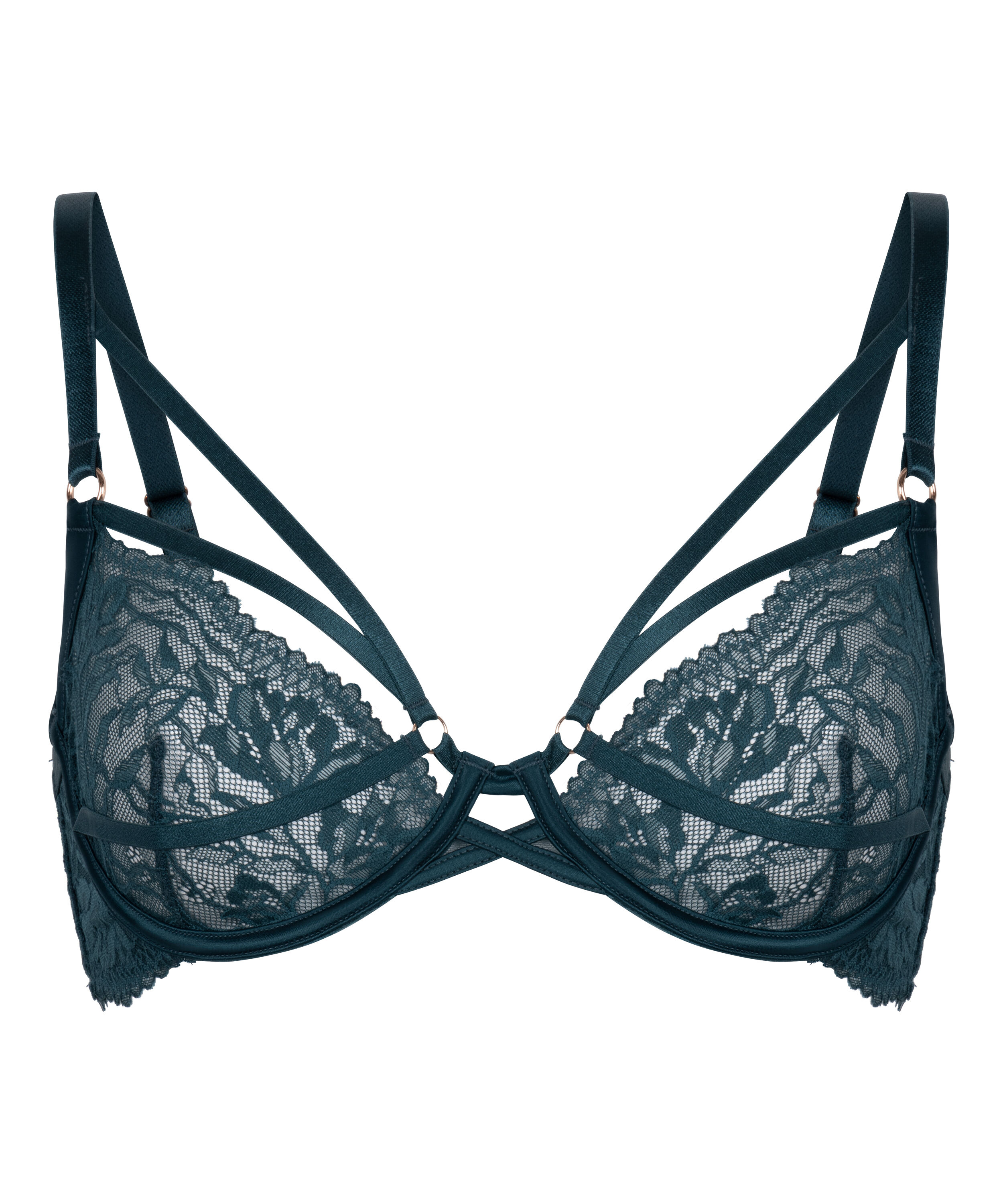 Niet-voorgevormde beugel bh Amel, Blauw