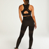 Soutien-gorge de sport HKMX The Motion Level 2, Noir