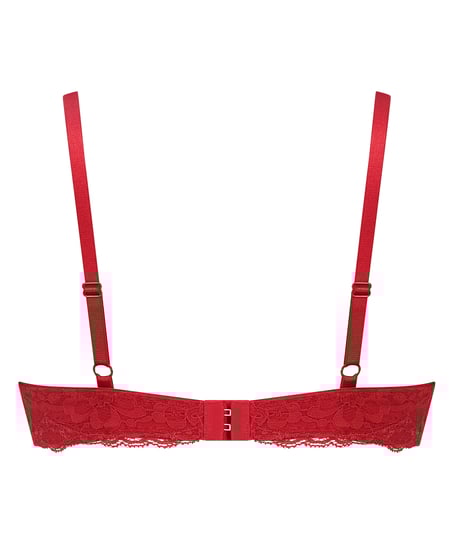 Voorgevormde beugel bh Marine, Rood