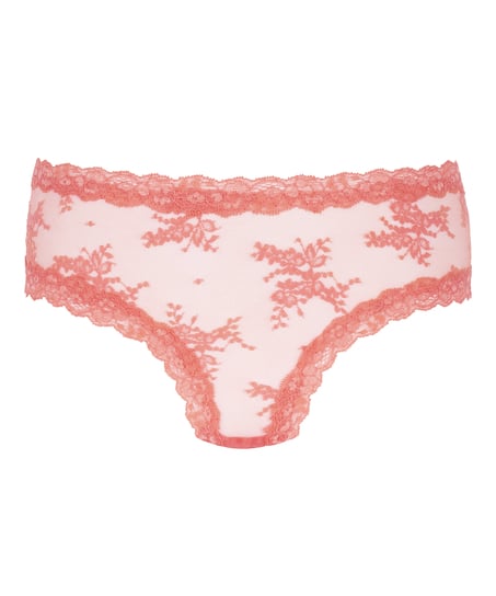 Brazilian V-shape mesh, Roze
