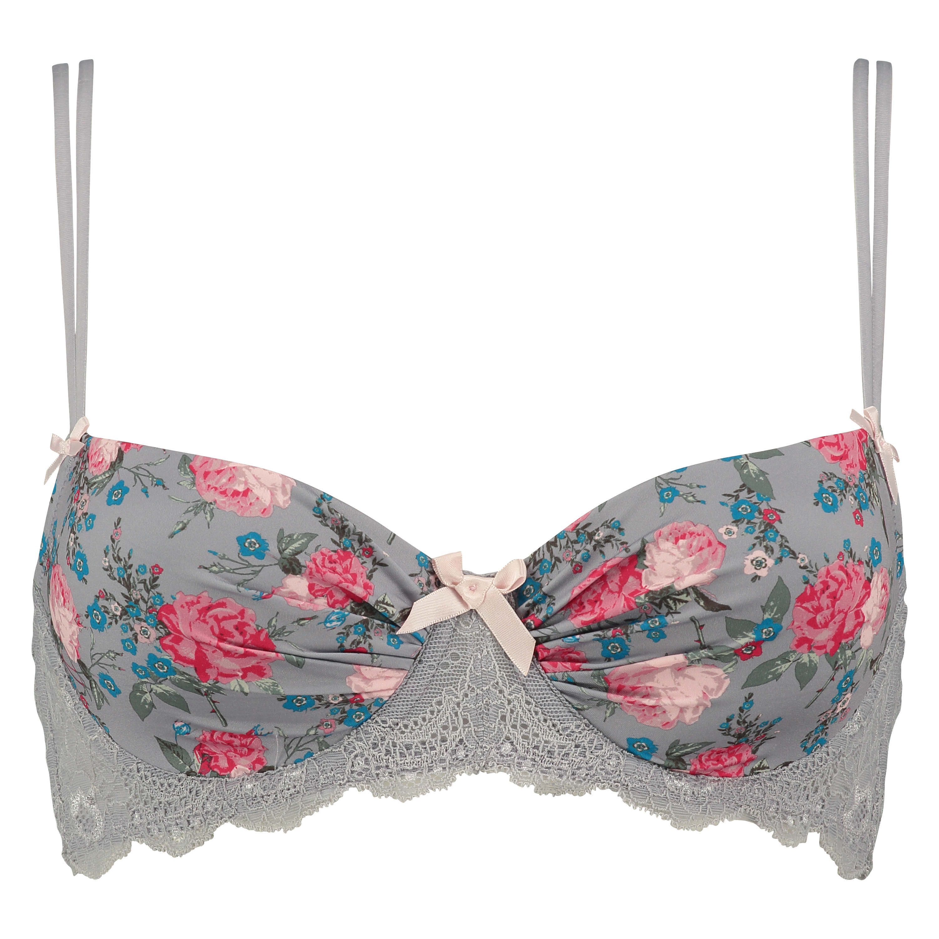 Soutien-gorge &agrave; armatures pr&eacute;form&eacute; Lily Sweetheart, Gris, main