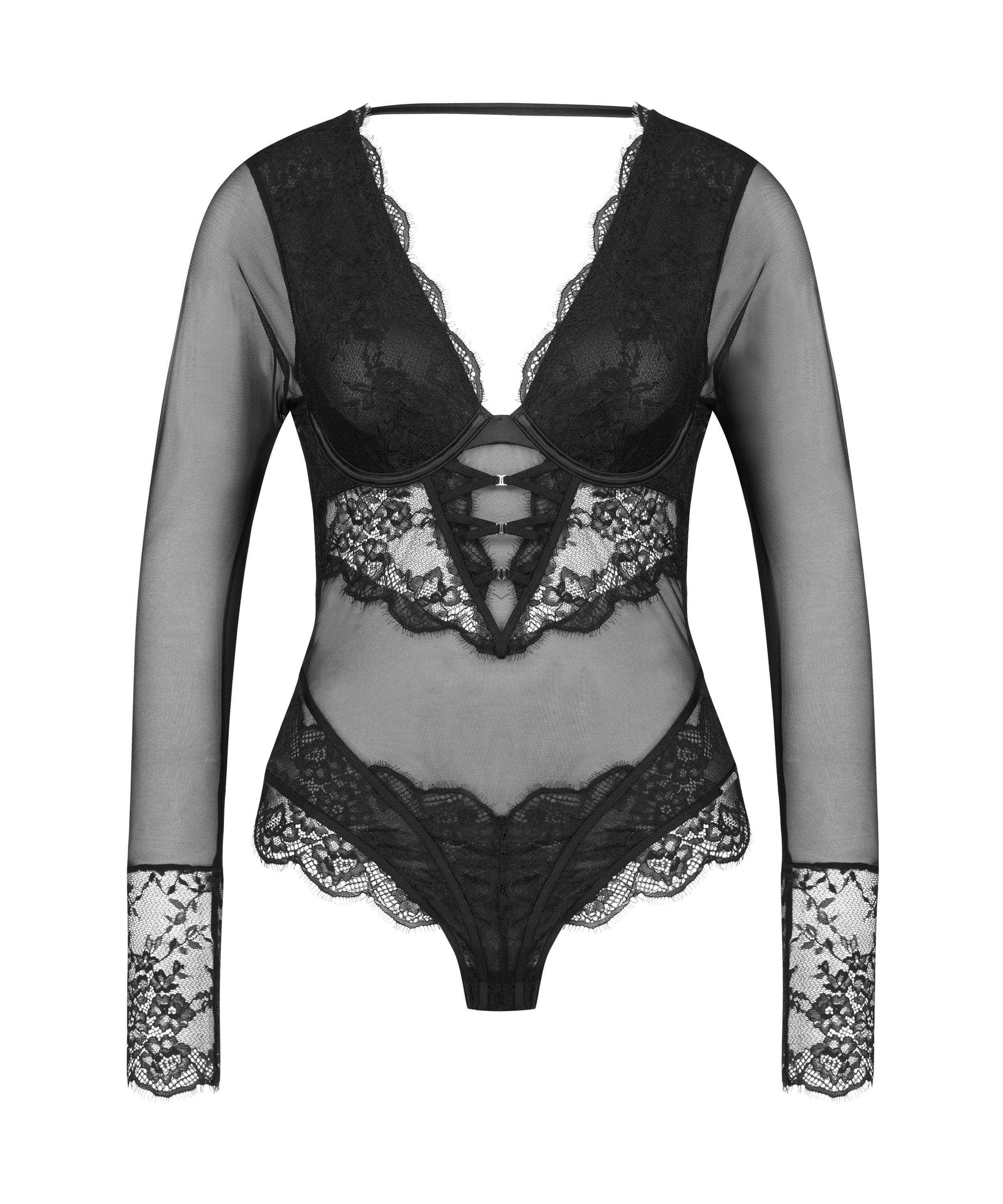 Body &agrave; armatures Julia Lucy Hale, Noir, main