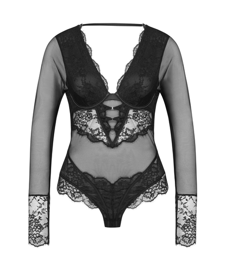 Body &agrave; armatures Julia Lucy Hale, Noir