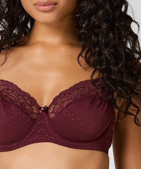 Soutien-gorge à armatures non-préformé Sophie, Rouge