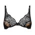 Soutien-gorge &agrave; armatures non-pr&eacute;form&eacute; Fleur Nyakim, Noir