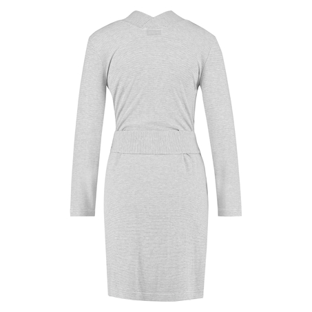 Peignoir Rib stripe, Gris