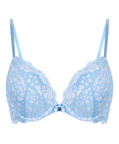 Voorgevormde push-up beugel bh Marine, Blauw