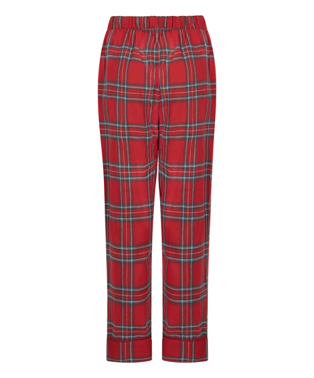Pyjamabroek Flannel, Rood