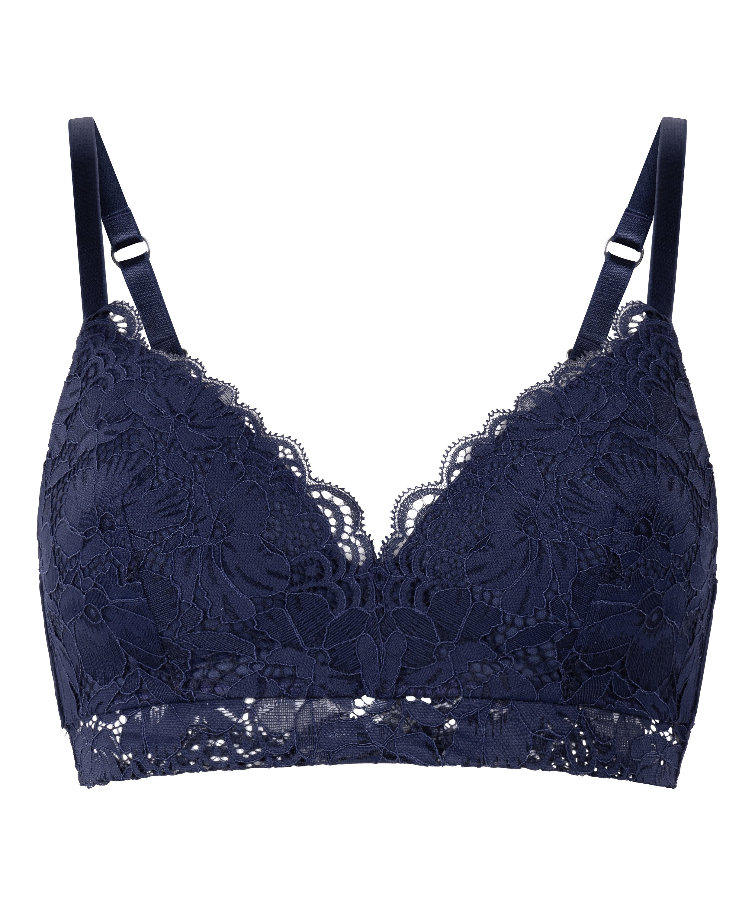 Soutien-gorge sans armatures pr&eacute;form&eacute; Andrea, Bleu, main