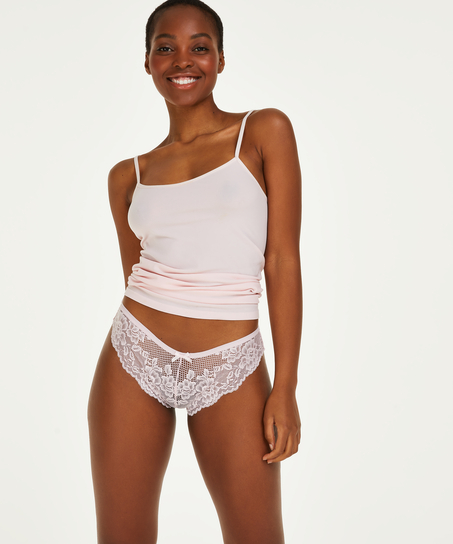 Slip br&eacute;silien Bianca, Rose