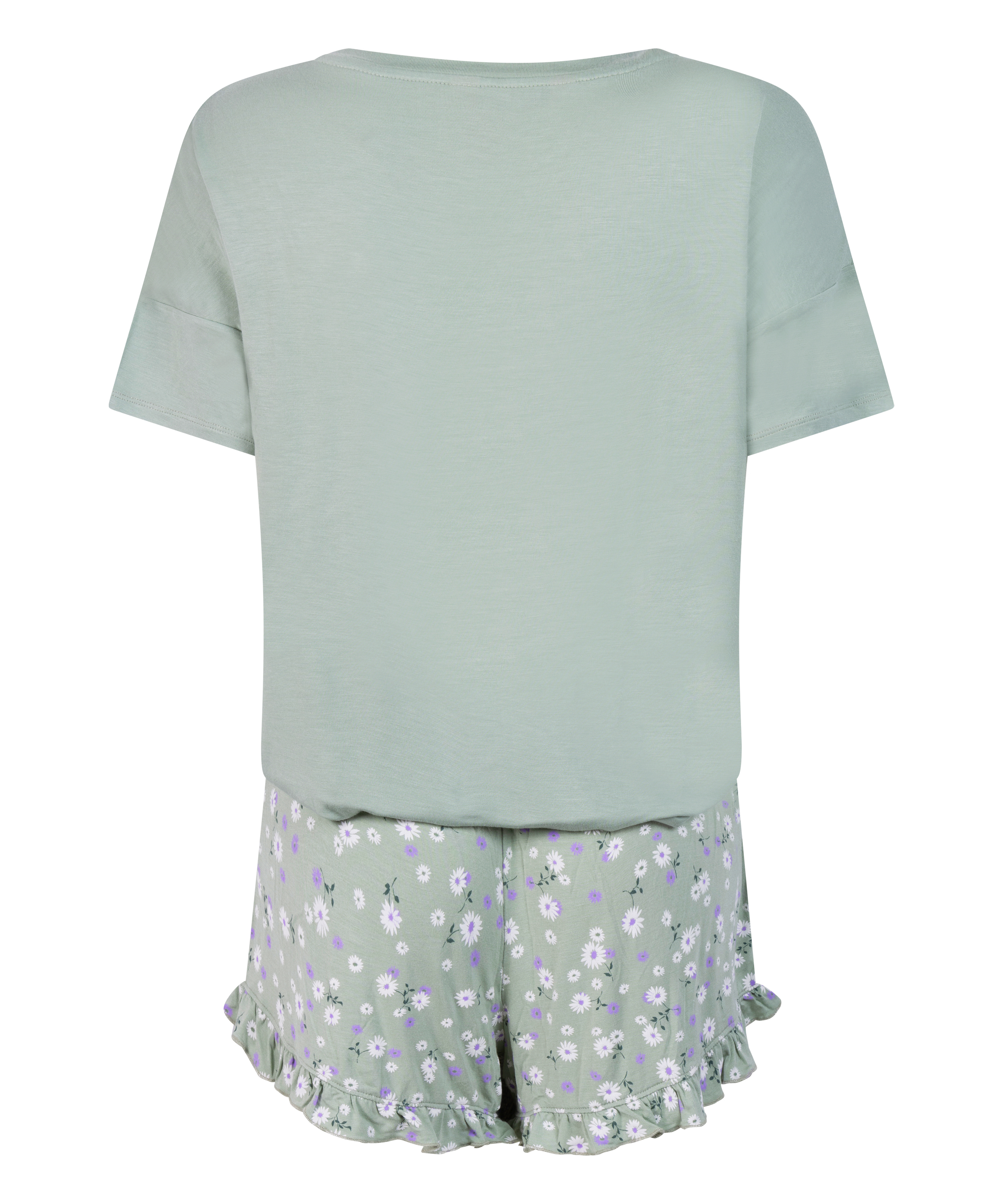 Korte pyjama set, Groen, main