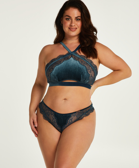 String &eacute;chancr&eacute; Janelle Curvy Lucy Hale, Bleu