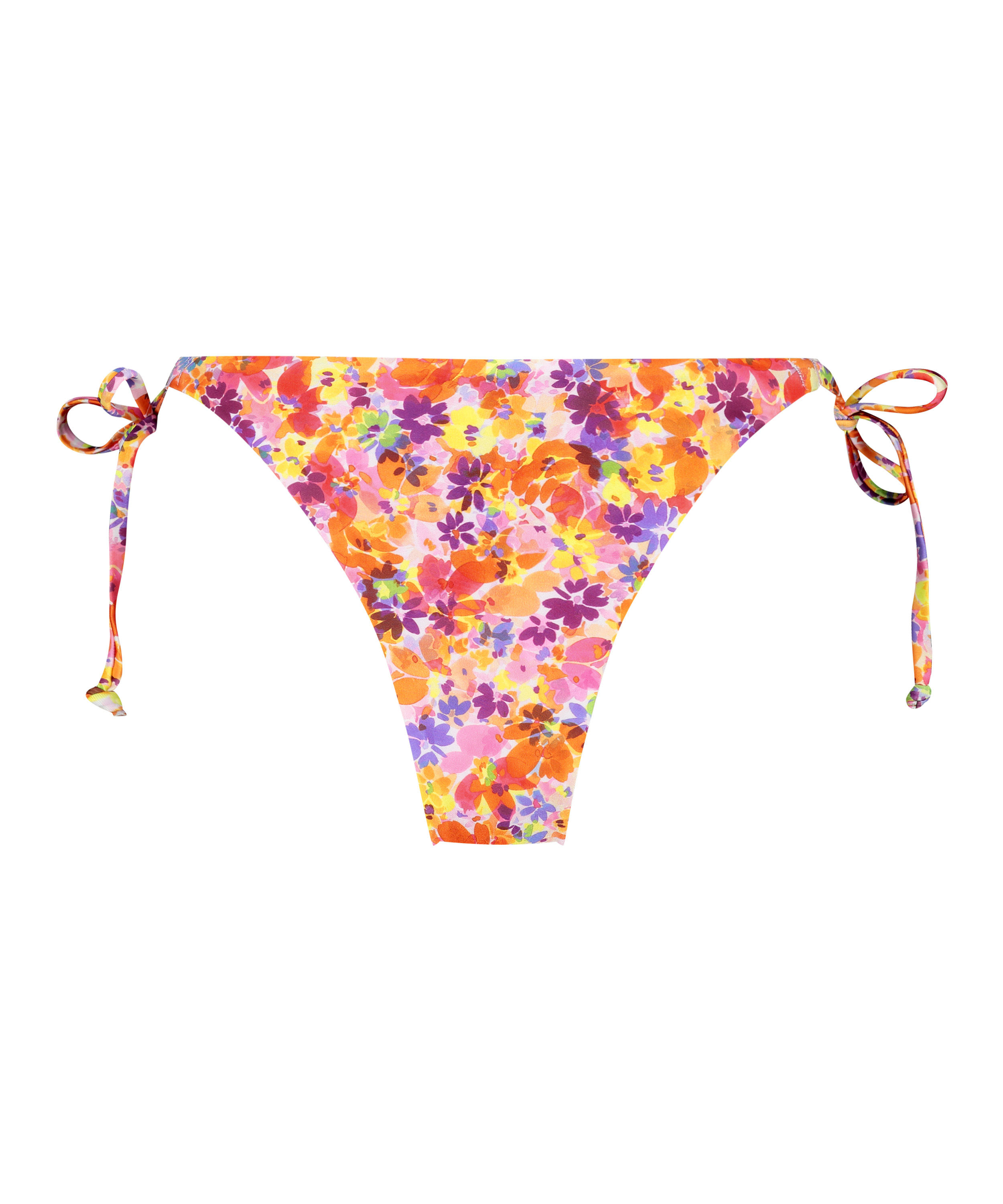 Slip de Bikini Échancrés Tiki, Orange, main