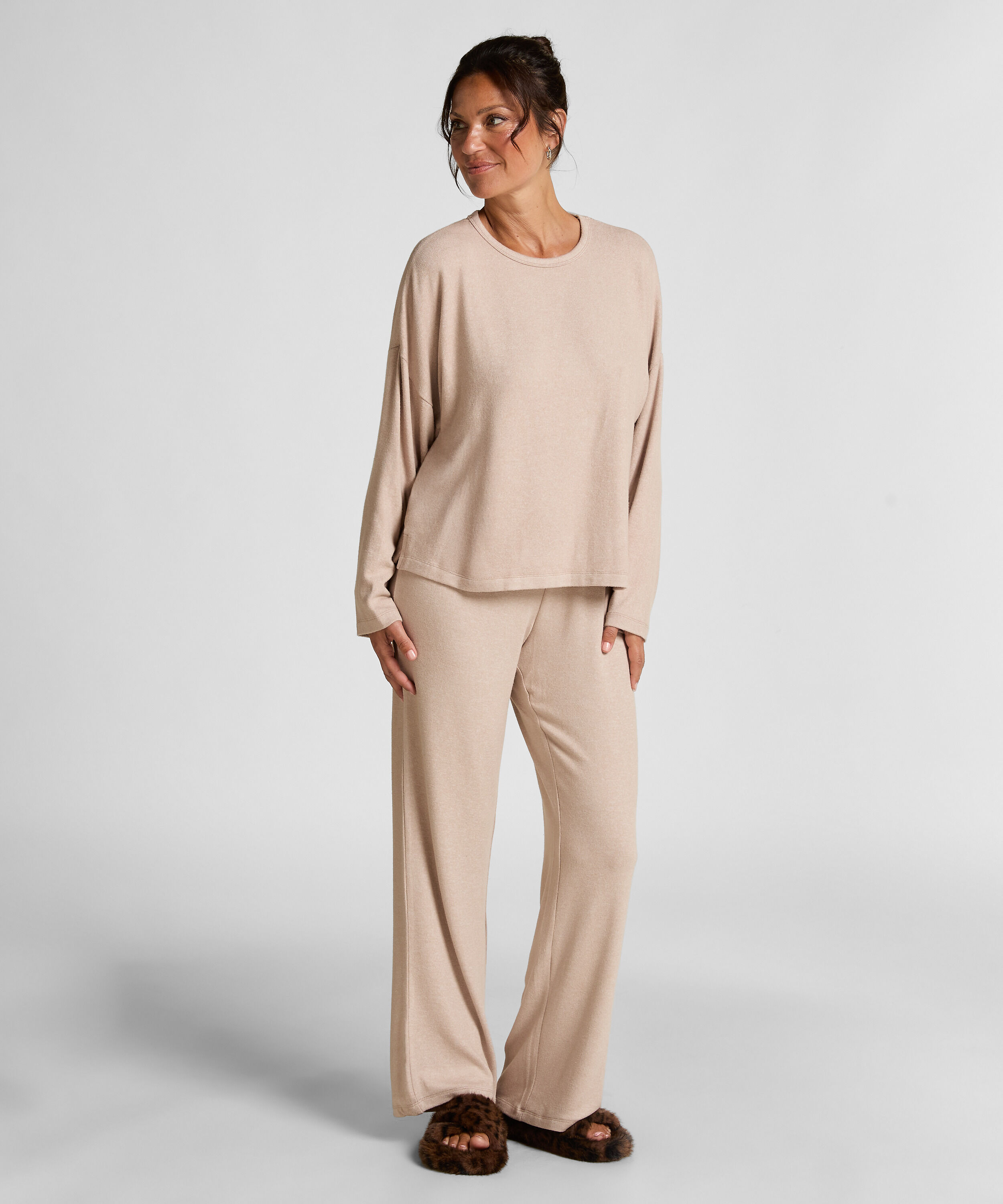 Pyjama top lange mouwen jersey