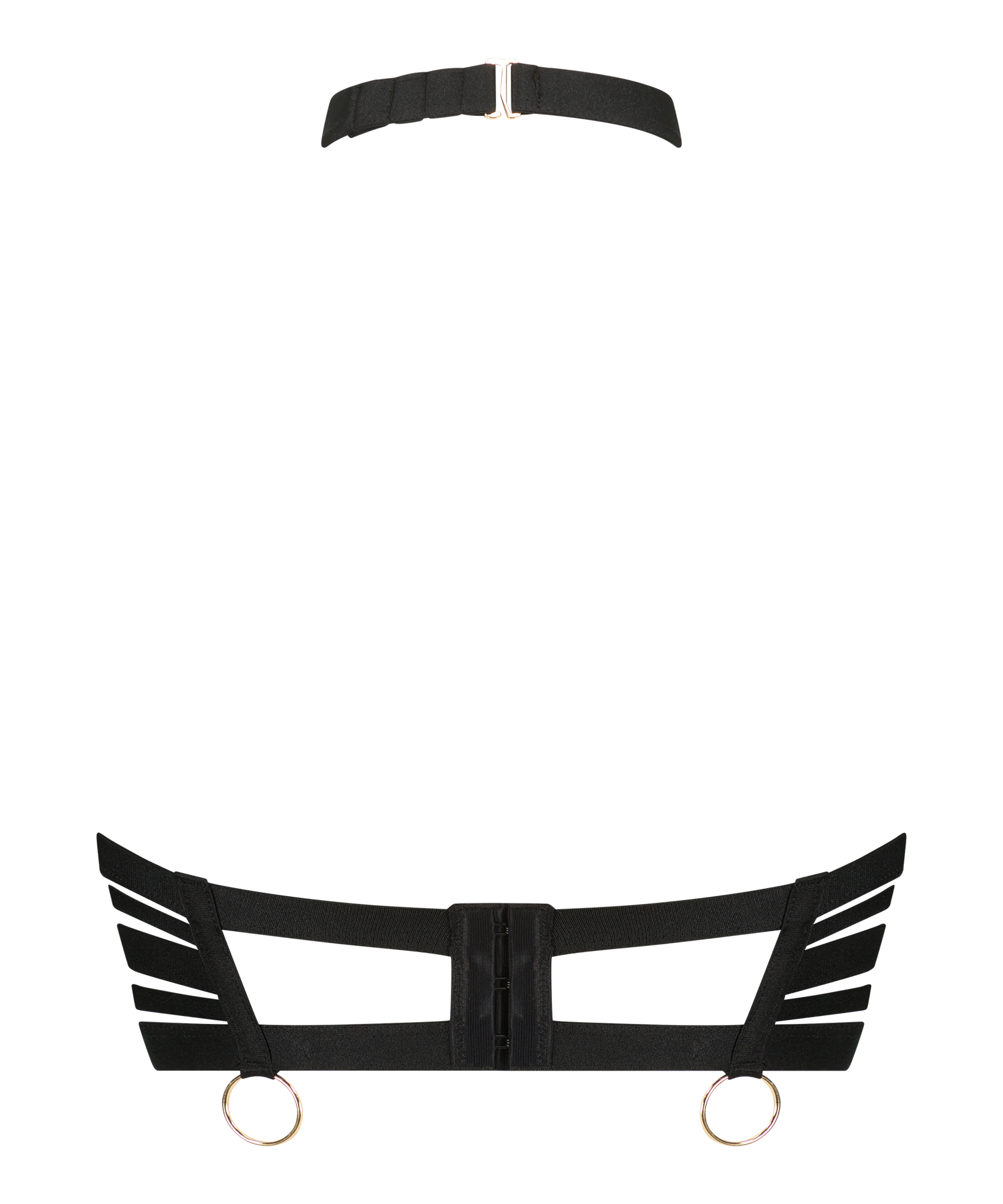 Soutien-gorge à armatures semi-préformé longline Talluhla, Noir, main