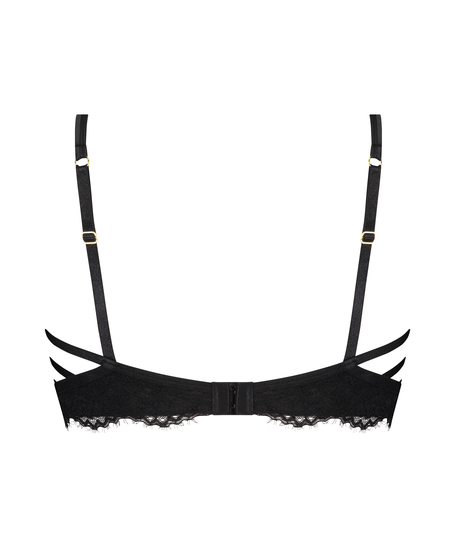 Soutien-gorge &agrave; armatures non-pr&eacute;form&eacute; longline Eve, Noir