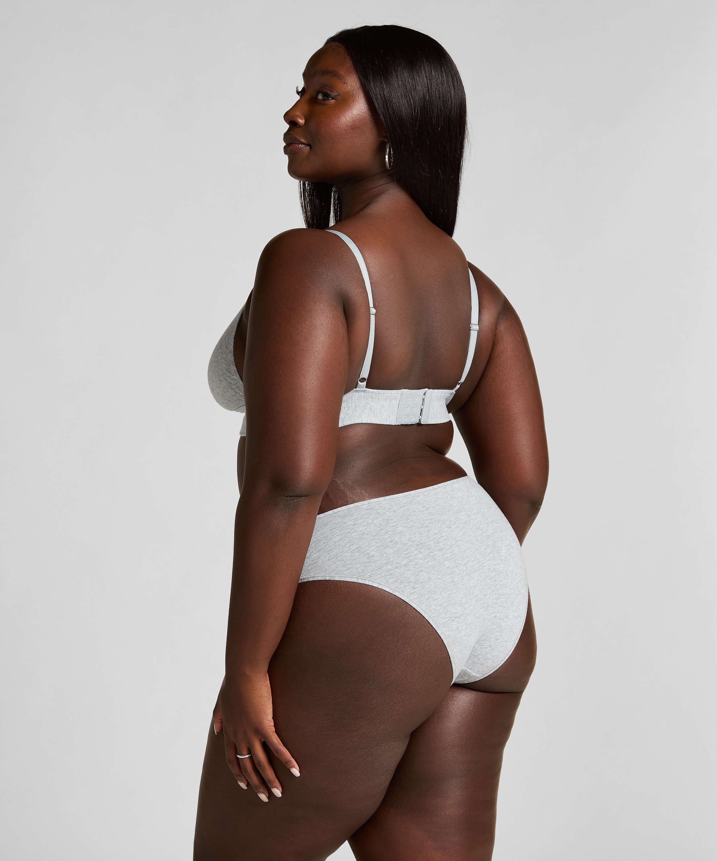 Brazilian Highleg Cotton, Grijs, main