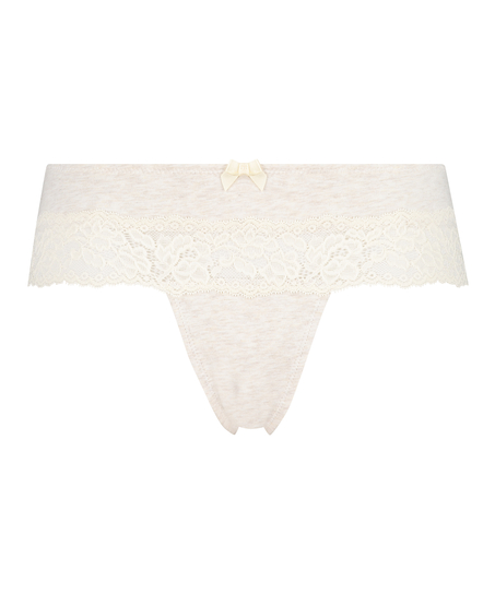Boxerstring Katoen, Beige