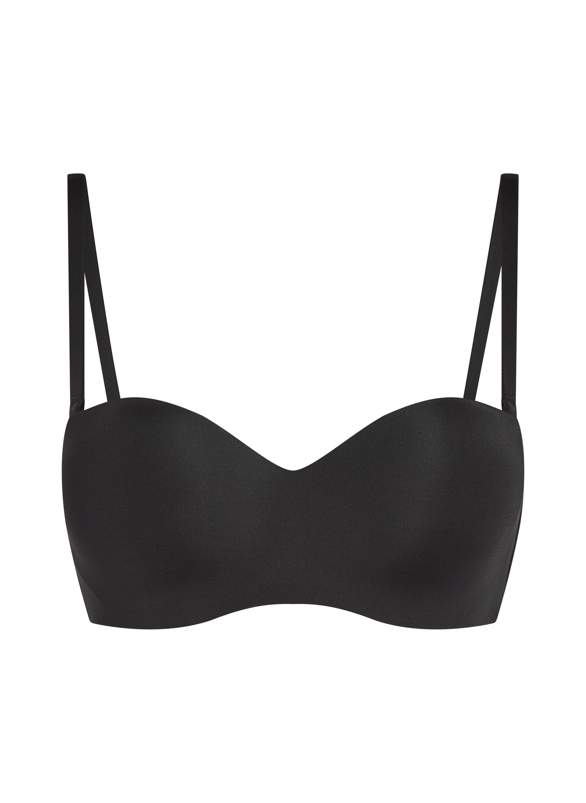 Voorgevormde strapless beugel-bh Smooth, Zwart, main