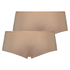 Lot de 2 boxer Kim Micro, Beige