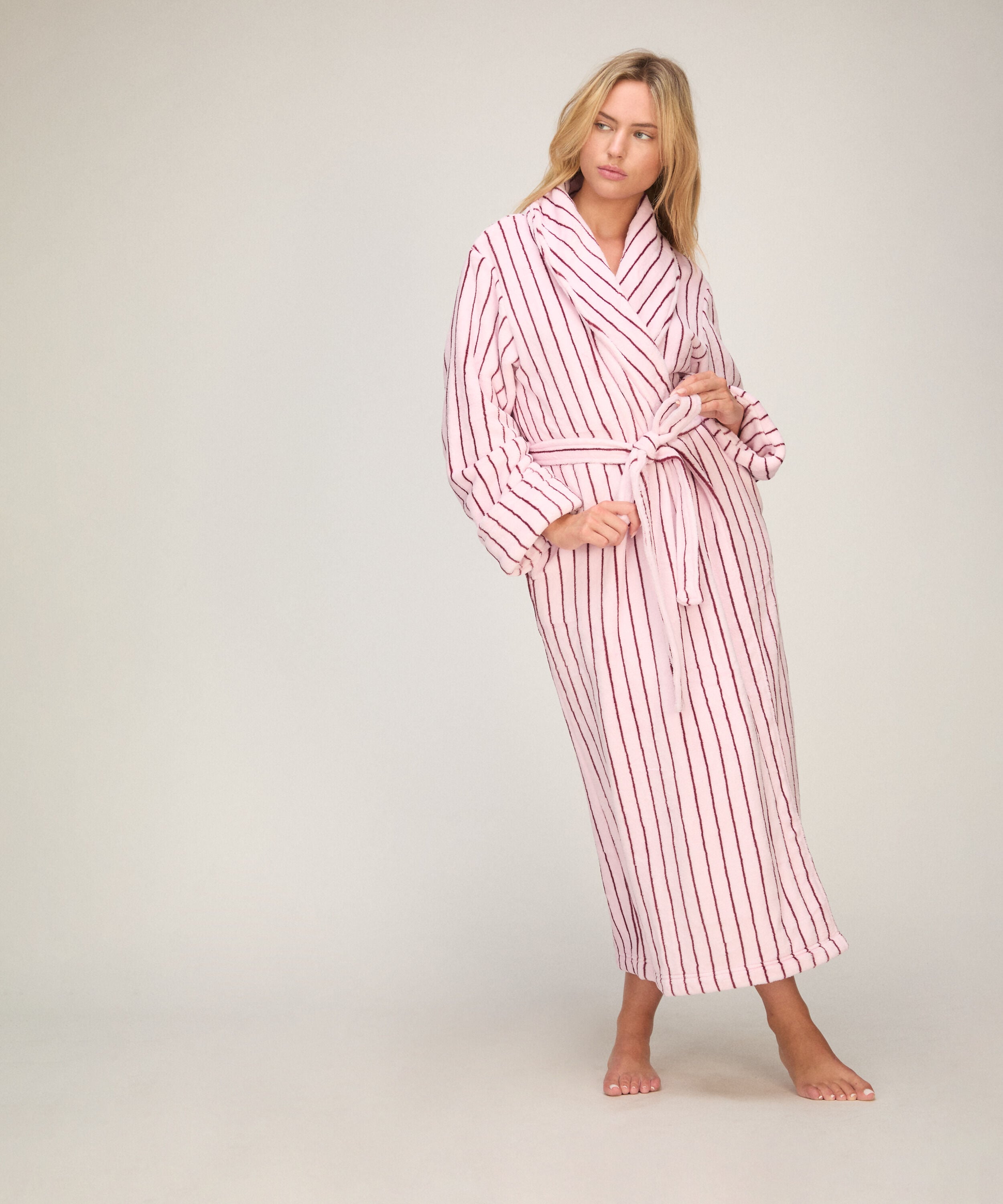 Peignoir en polaire douce