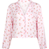Jacket lange mouwen Satijn, Roze