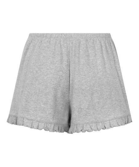 Short Pointelle, Gris