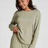 Pyjama Top Loose Pointelle, Vert