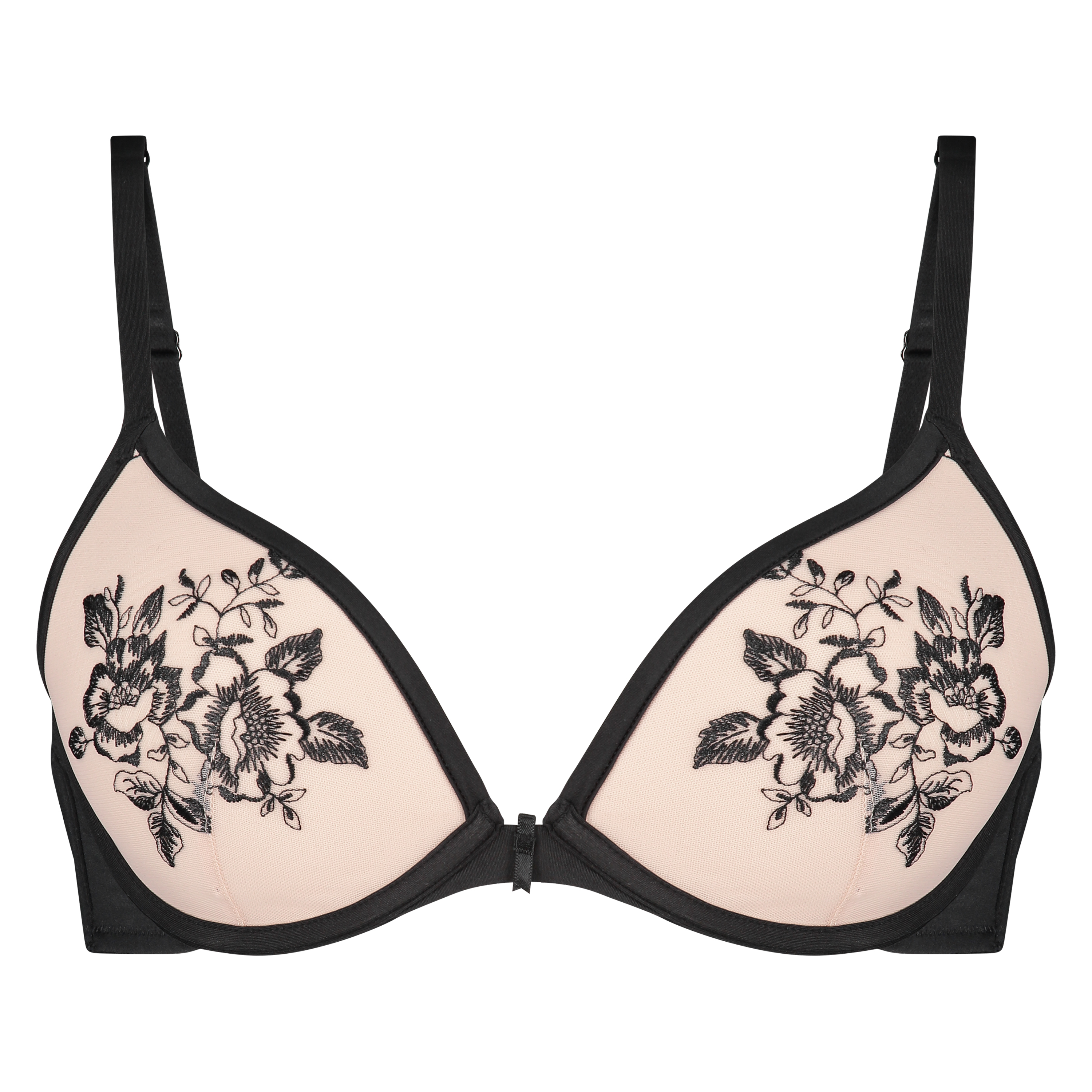 Soutien-gorge push-up à armatures préformé Florence, Noir, main