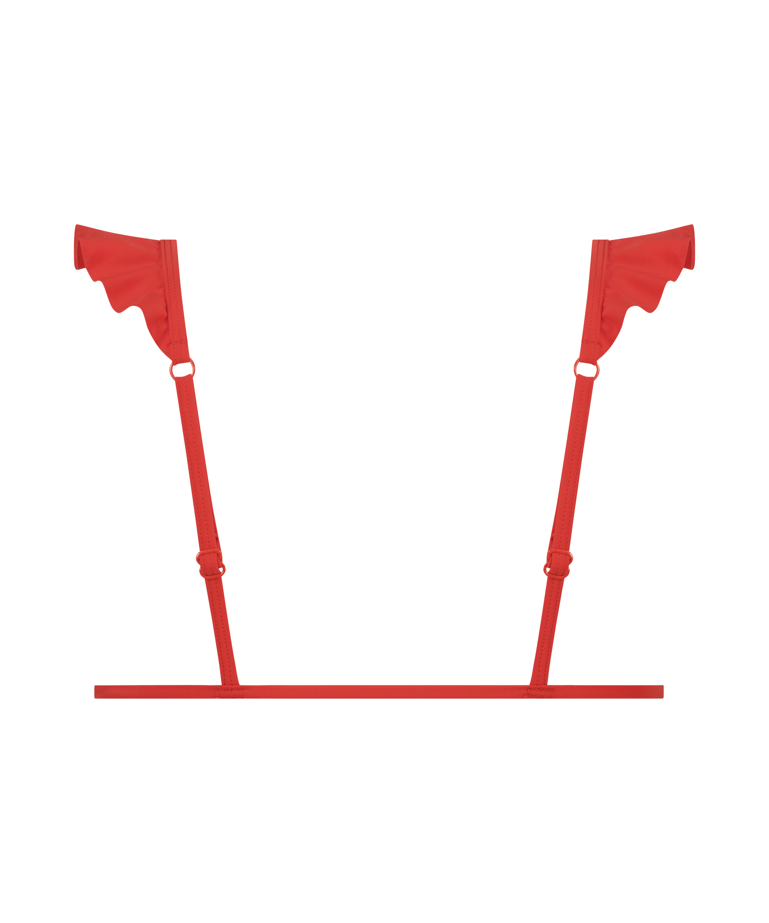 Haut de bikini triangle Sardinia, Rouge, main