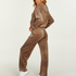 Pantalon de jogging Velours, Brun
