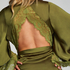 Kimono Satin, Groen