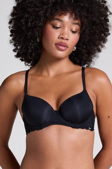 Hunkemöller Voorgevormde Beugel Bh Angie Zwart