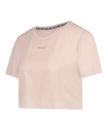 HKMX Crop top en maille, Rose