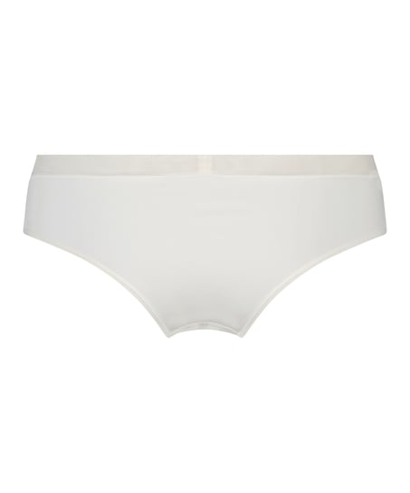 Slip brésilien en maille, Blanc