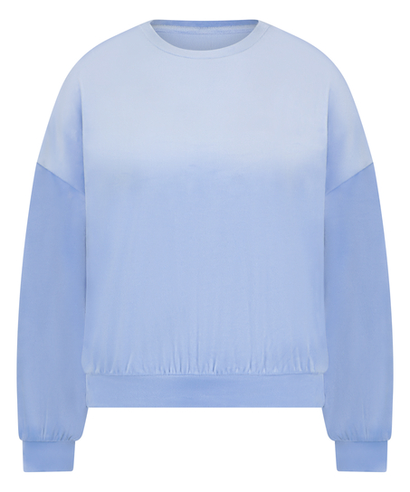Velours Top, Blauw