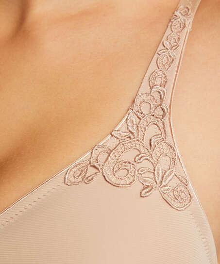Niet voorgevormde beugel bh Minimizer, Beige