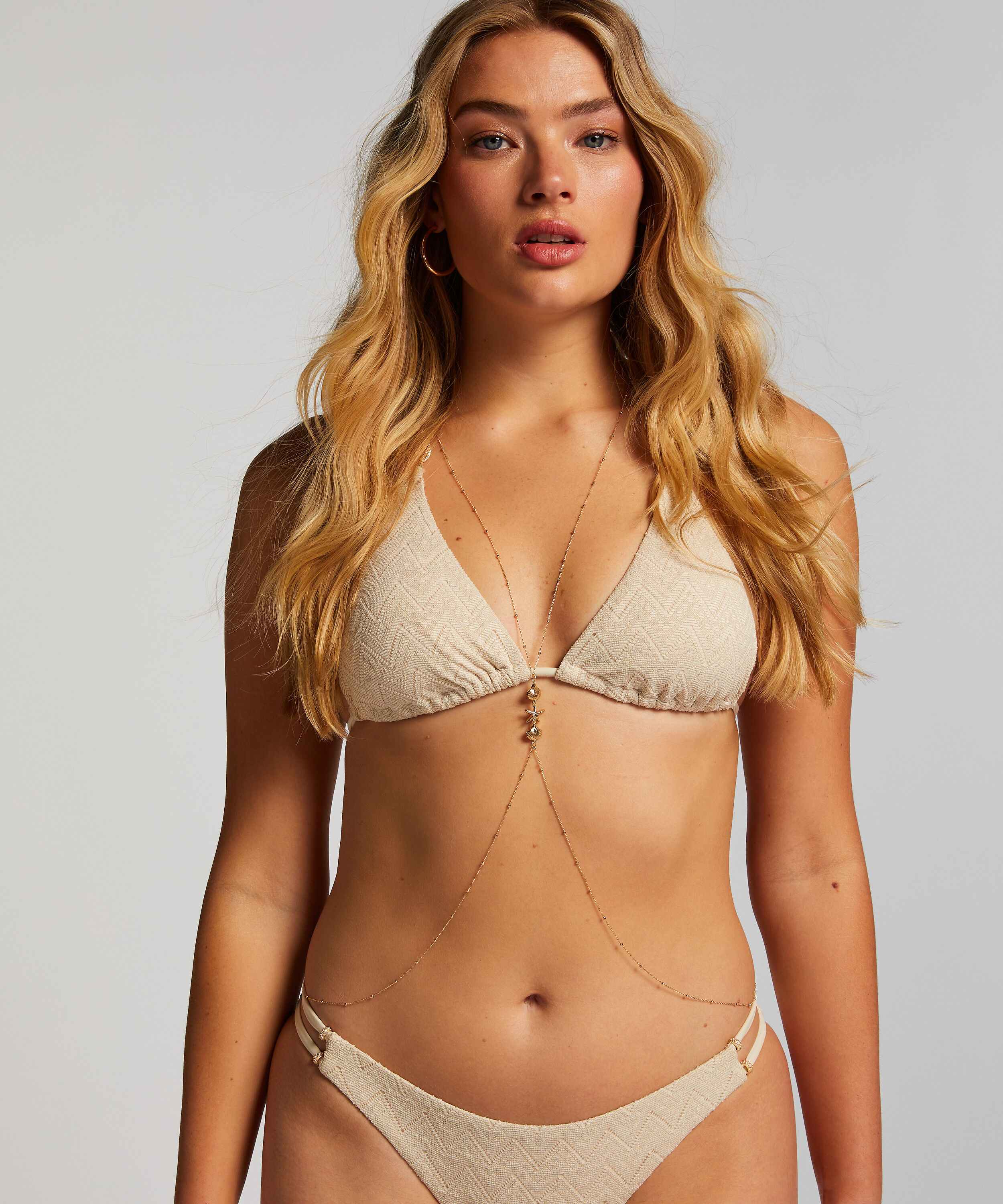 Harnais de cha&icirc;ne de corps, Jaune