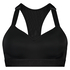 HKMX Soutien-gorge de sport The All Star Maintien niveau 2, Noir