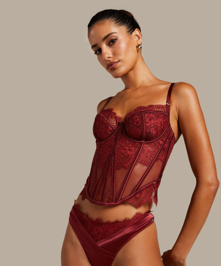 Bustier Zoe, Rouge