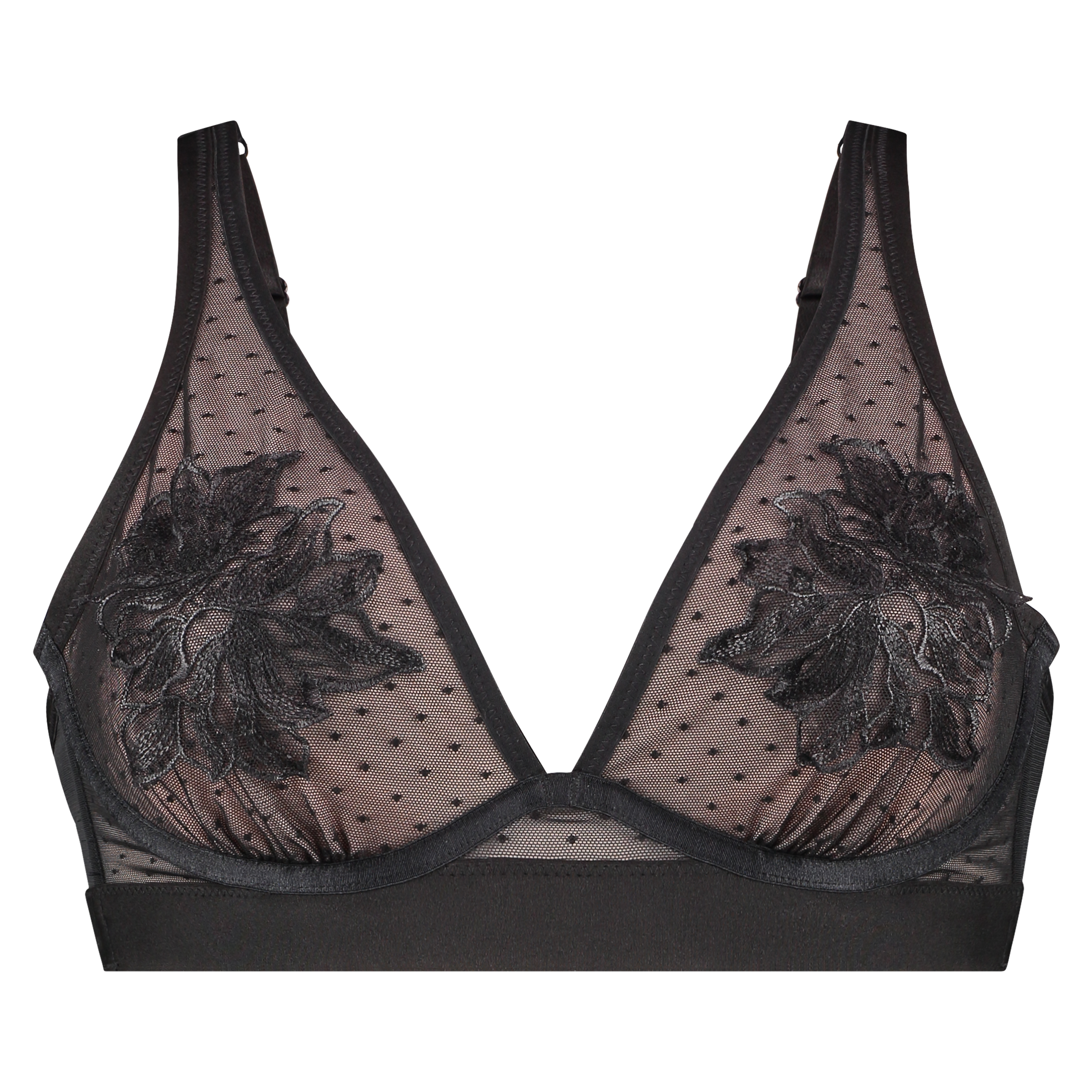 Soutien-gorge &agrave; armatures non-pr&eacute;form&eacute; Amelia, Noir, main