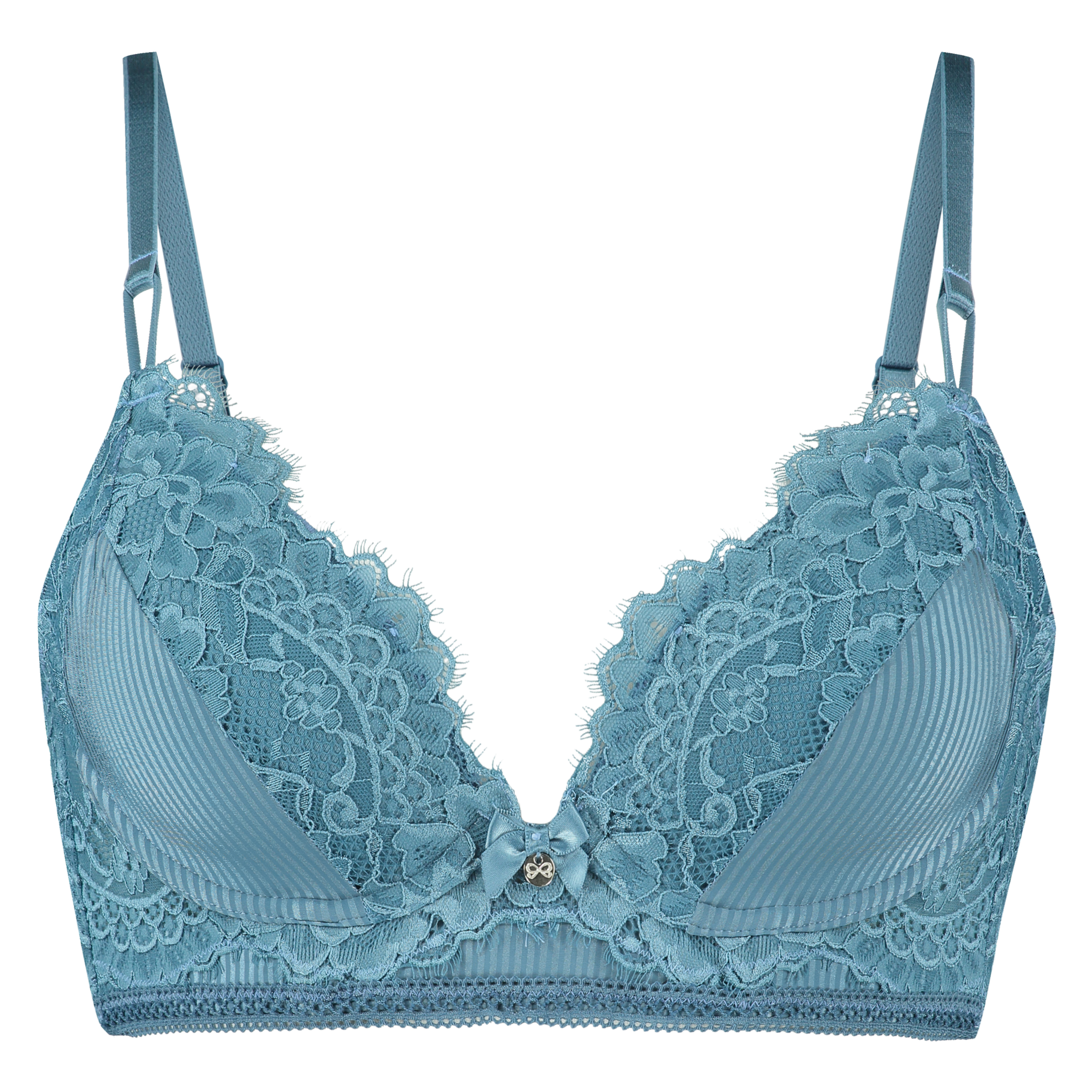 Soutien-gorge bustier &agrave; armatures pr&eacute;form&eacute; Lotte, Bleu, main