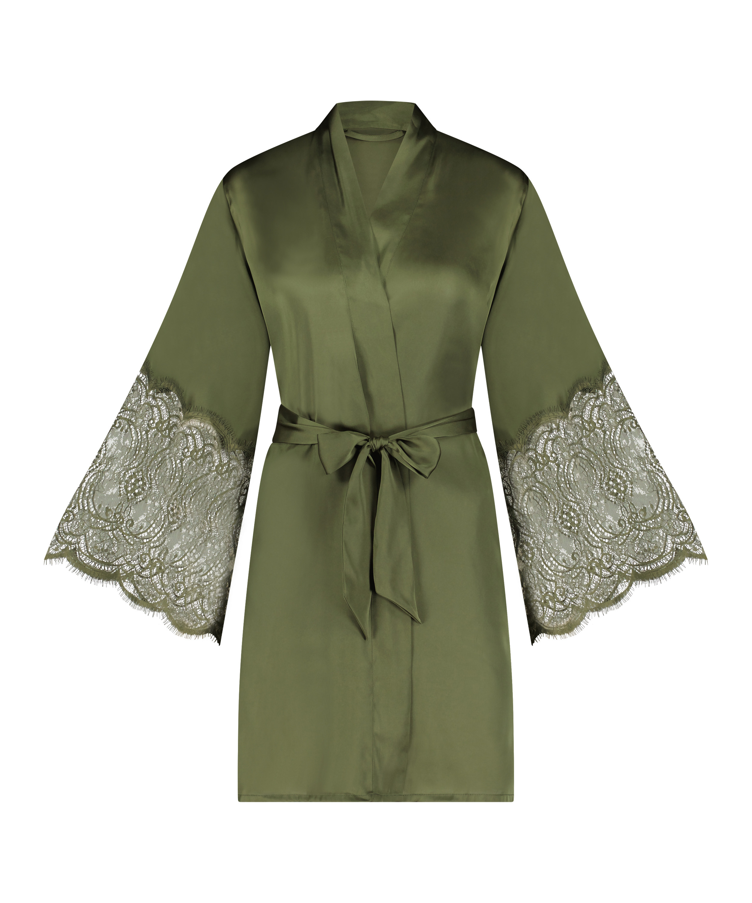 Kimono Satin, Groen, main