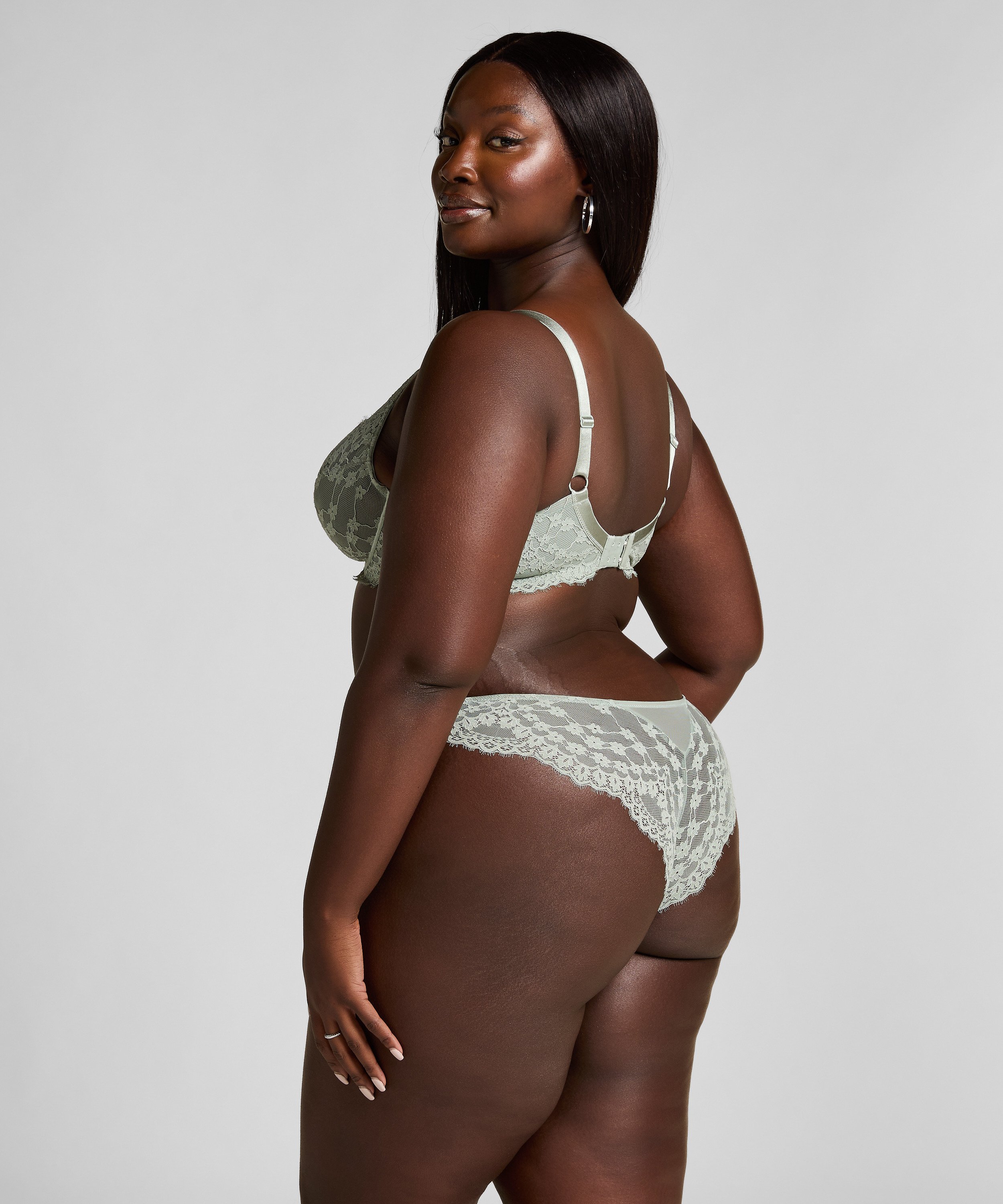 Soutien-gorge à armatures non-préformé Daisy, Vert, main