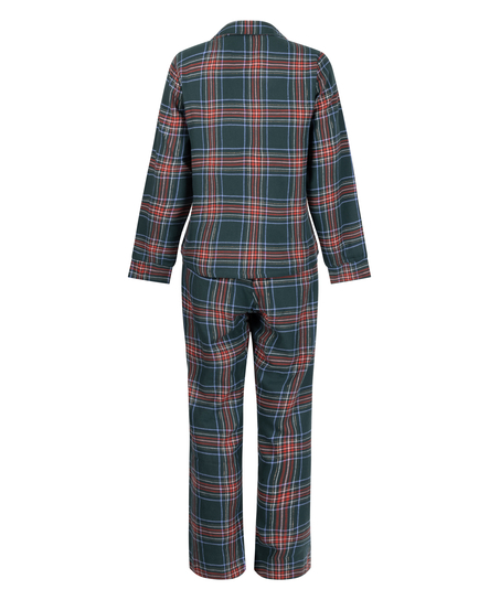 Pyjamaset Flannel, Groen