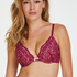 Voorgevormde push-up beugel bh Rose, Paars