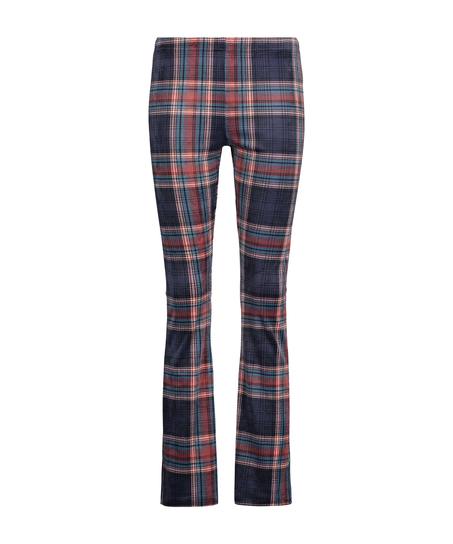 Legging Velours, Blauw