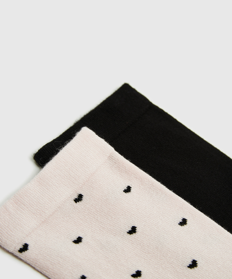 2 paar Sokken Viscose, Roze