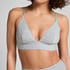 Brassière en coton, Gris
